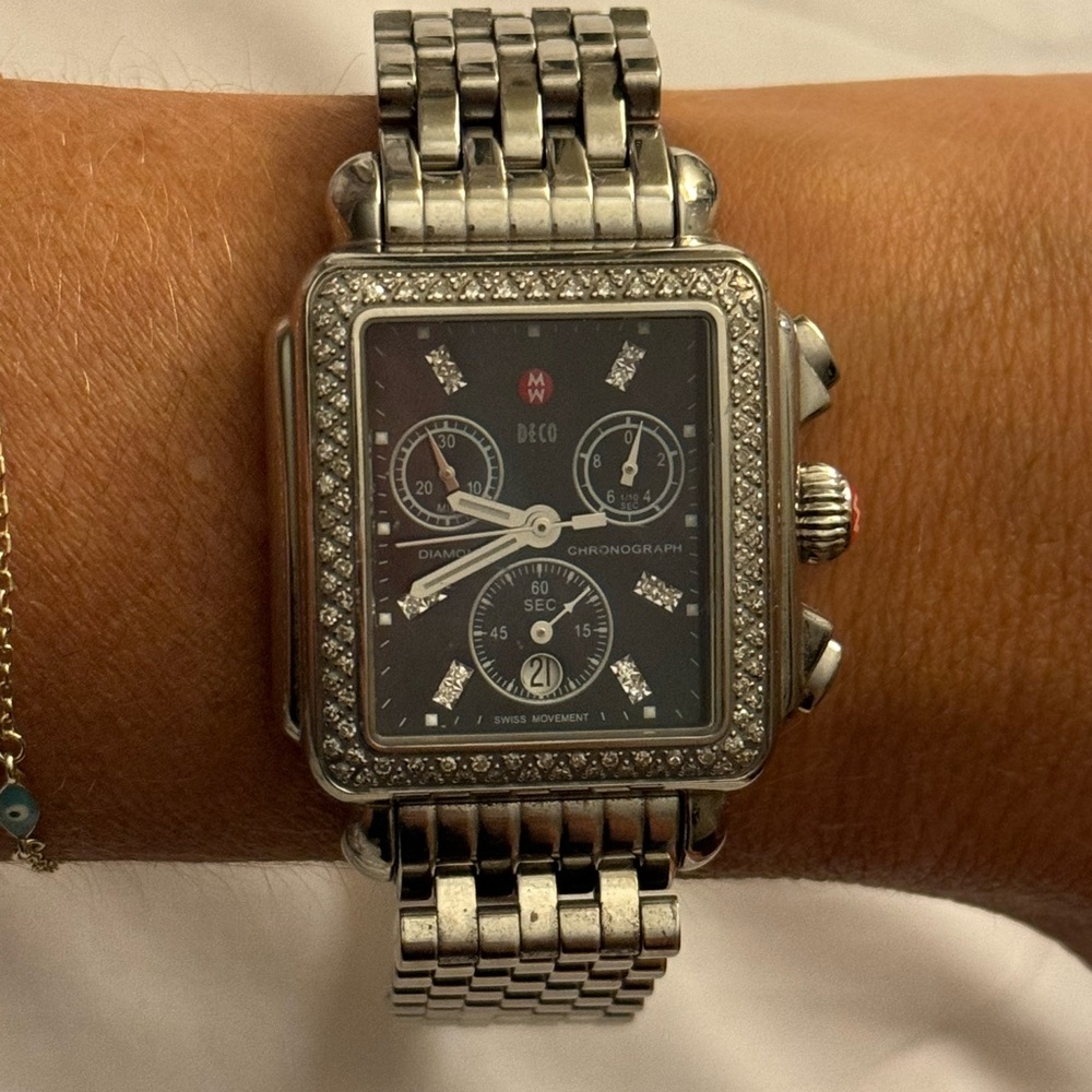 Michele Deco Diamond Watch